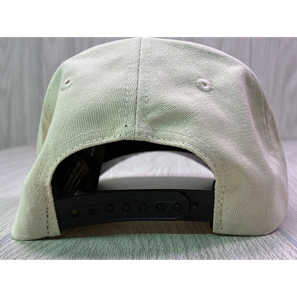 New Era 9FORTY Mexico Flag Patch Snapback Hat Cream Black Yellow M Logo Cap - Picture 4 of 5